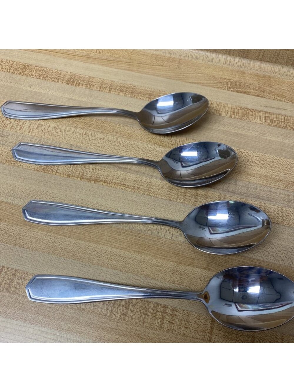 Pfaltzgraff‎ Stainless Serving Spoons Set Of 4 Brookfield Pattern